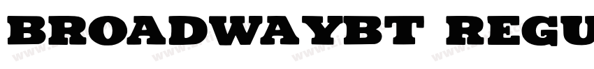 BroadwayBT Regular字体转换